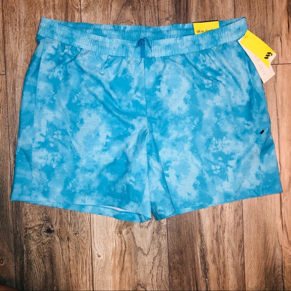 NWT All In Motion Blue Athletic Shorts - Picture 7 of 7